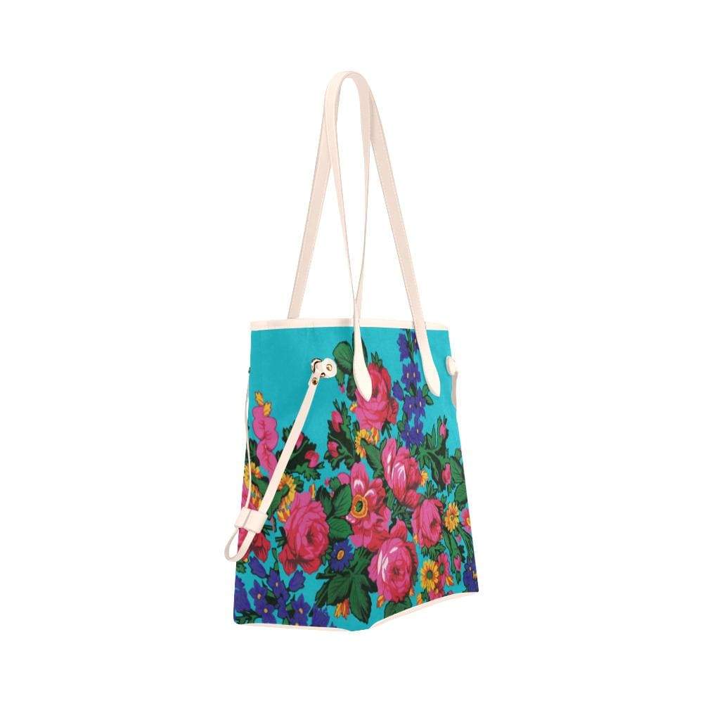 Kokum's Revenge-Sky Clover Canvas Tote Bag (Model 1661) Clover Canvas Tote Bag (1661) e-joyer