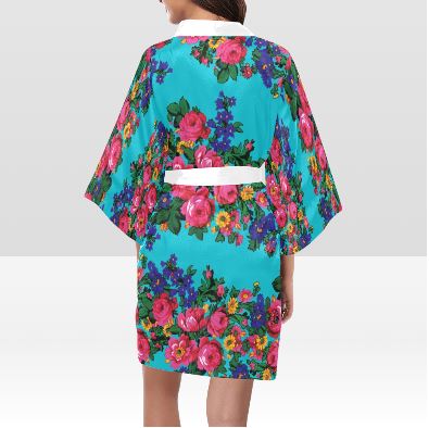 Kokum's Revenge Sky Kimono Robe Artsadd
