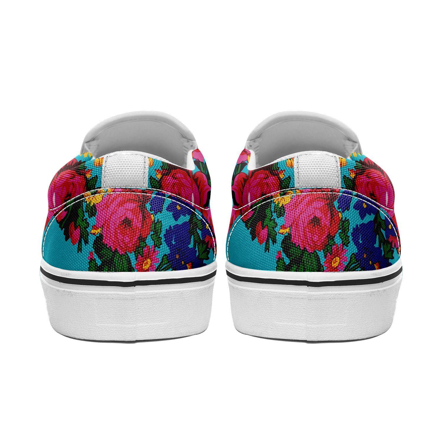 Kokum's Revenge Sky Otoyimm Kid's Canvas Slip On Shoes 49 Dzine