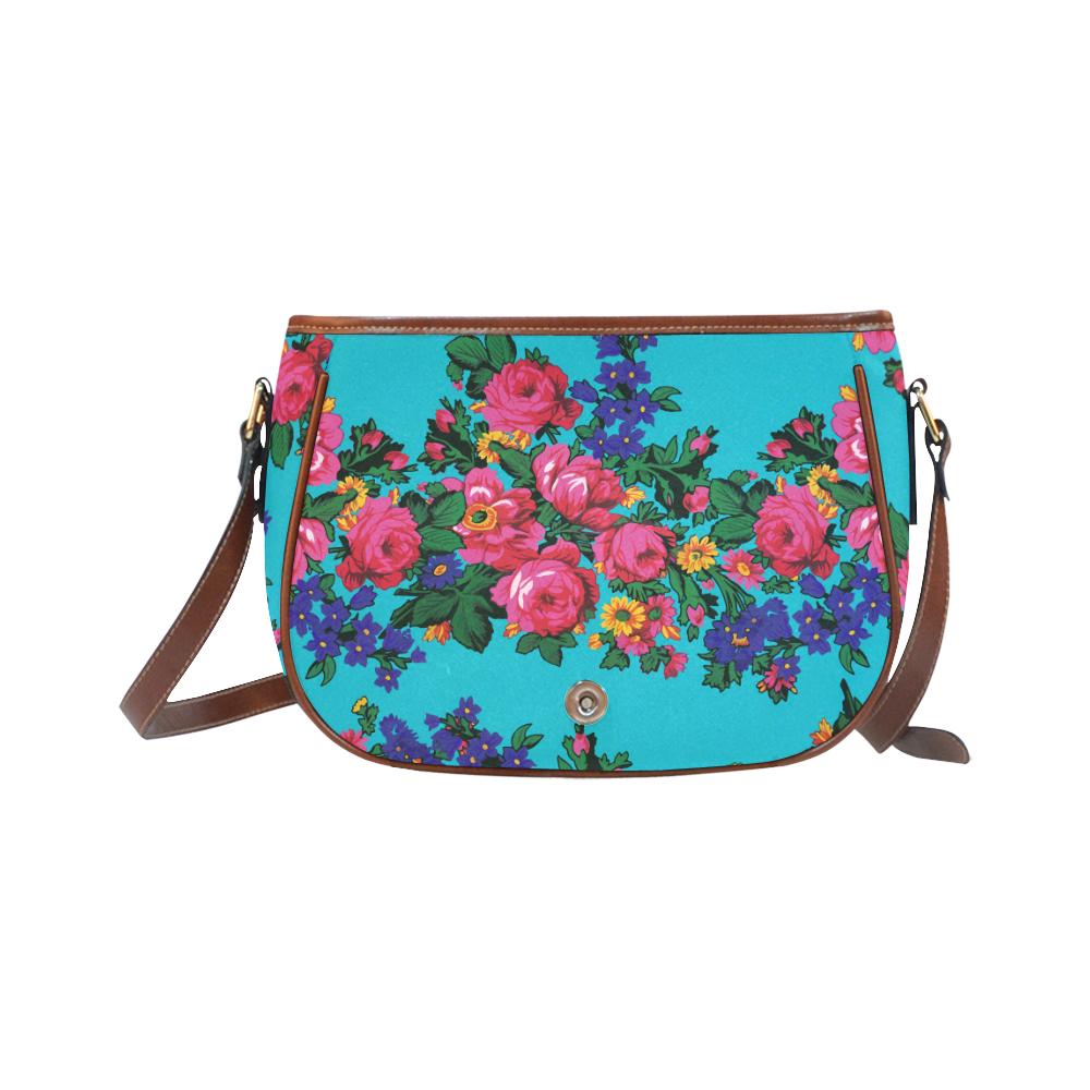 Kokum's Revenge-Sky Saddle Bag/Small (Model 1649) Full Customization Saddle Bag/Small (Full Customization) e-joyer