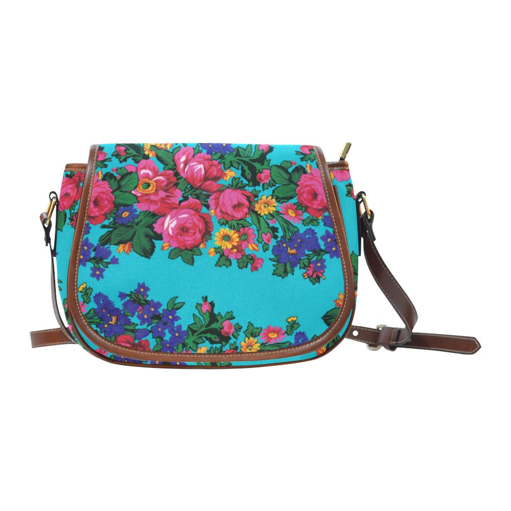 Kokum's Revenge-Sky Saddle Bag/Small (Model 1649) Full Customization Saddle Bag/Small (Full Customization) e-joyer
