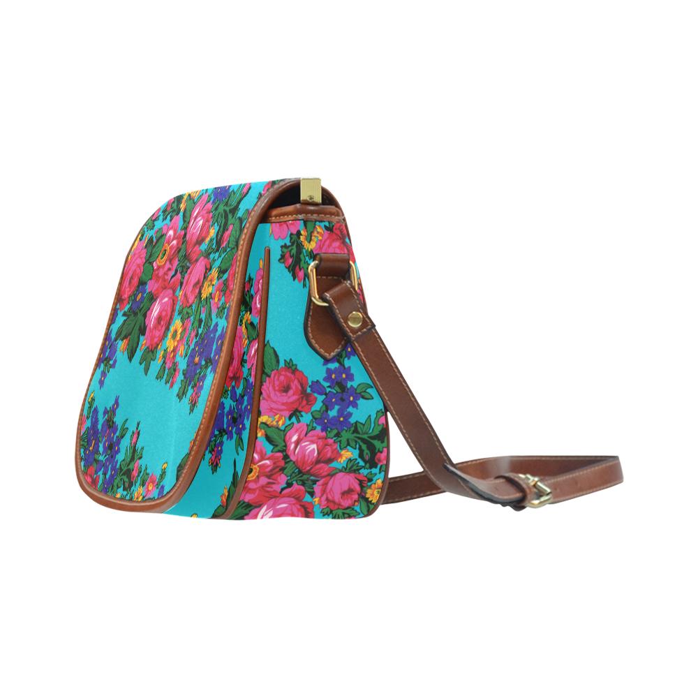 Kokum's Revenge-Sky Saddle Bag/Small (Model 1649) Full Customization Saddle Bag/Small (Full Customization) e-joyer