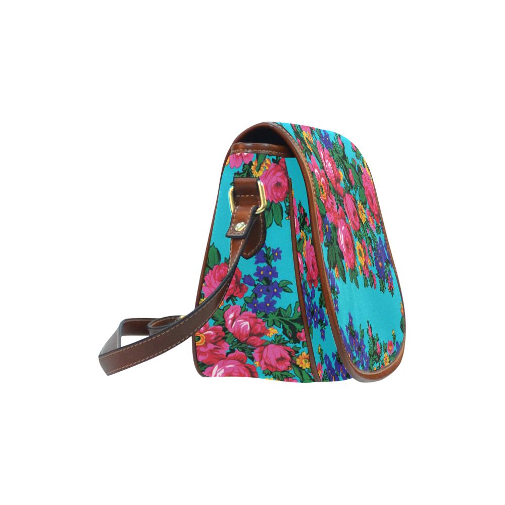 Kokum's Revenge-Sky Saddle Bag/Small (Model 1649) Full Customization Saddle Bag/Small (Full Customization) e-joyer