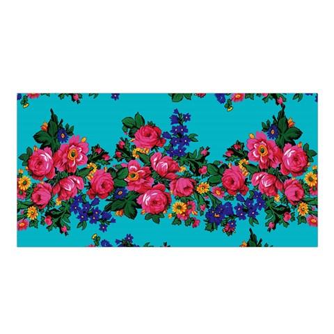 Kokum's Revenge Sky Satin Shawl Scarf 49 Dzine