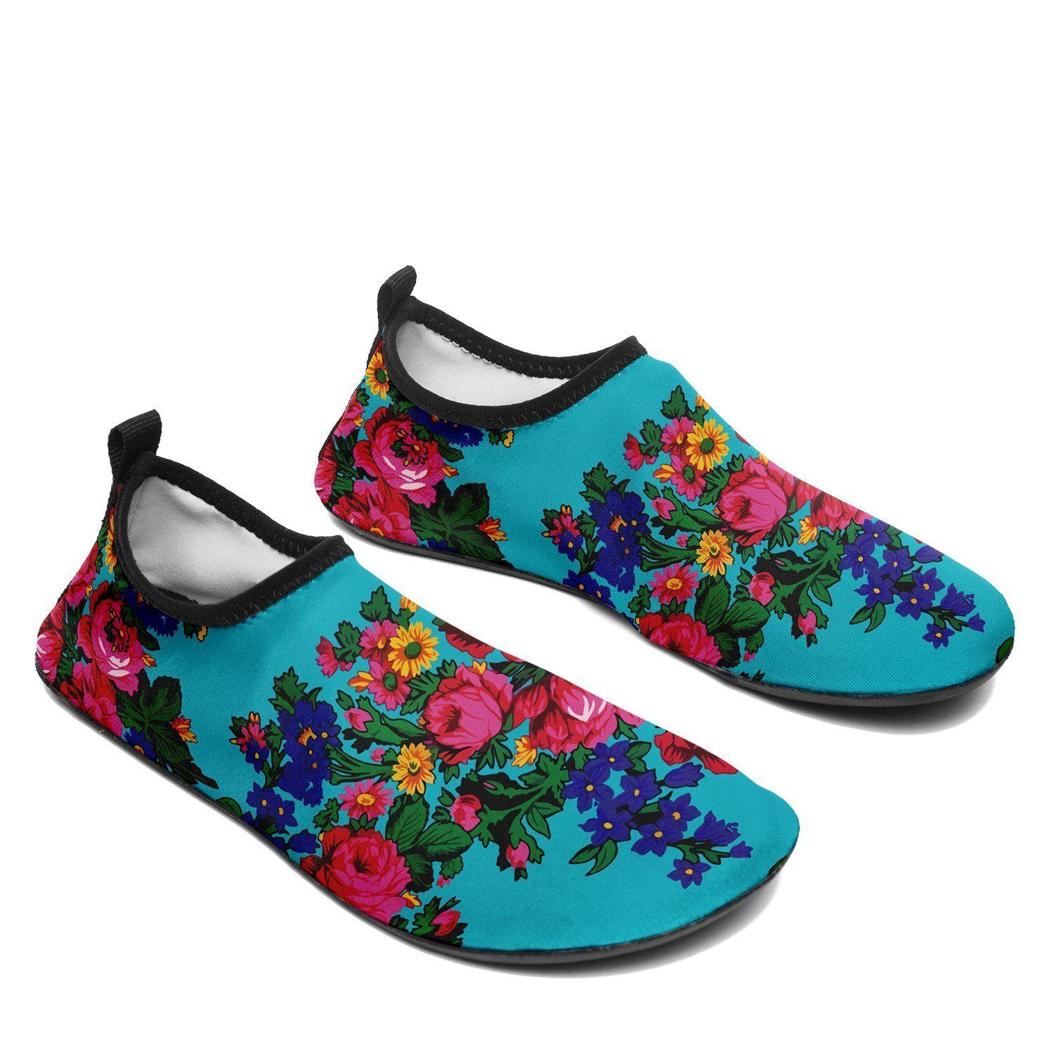 Kokum's Revenge Sky Sockamoccs Kid's Slip On Shoes 49 Dzine