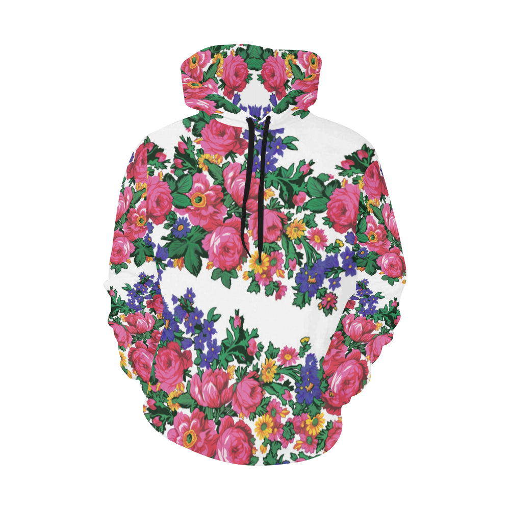 Kokum's Revenge-White All Over Print Hoodie for Women (USA Size) (Model H13) Hoodie e-joyer