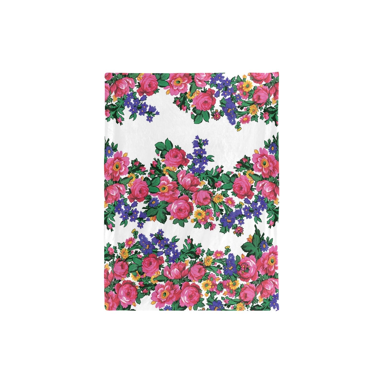 Kokum's Revenge White Baby Blanket 30"x40" Baby Blanket 30"x40" e-joyer