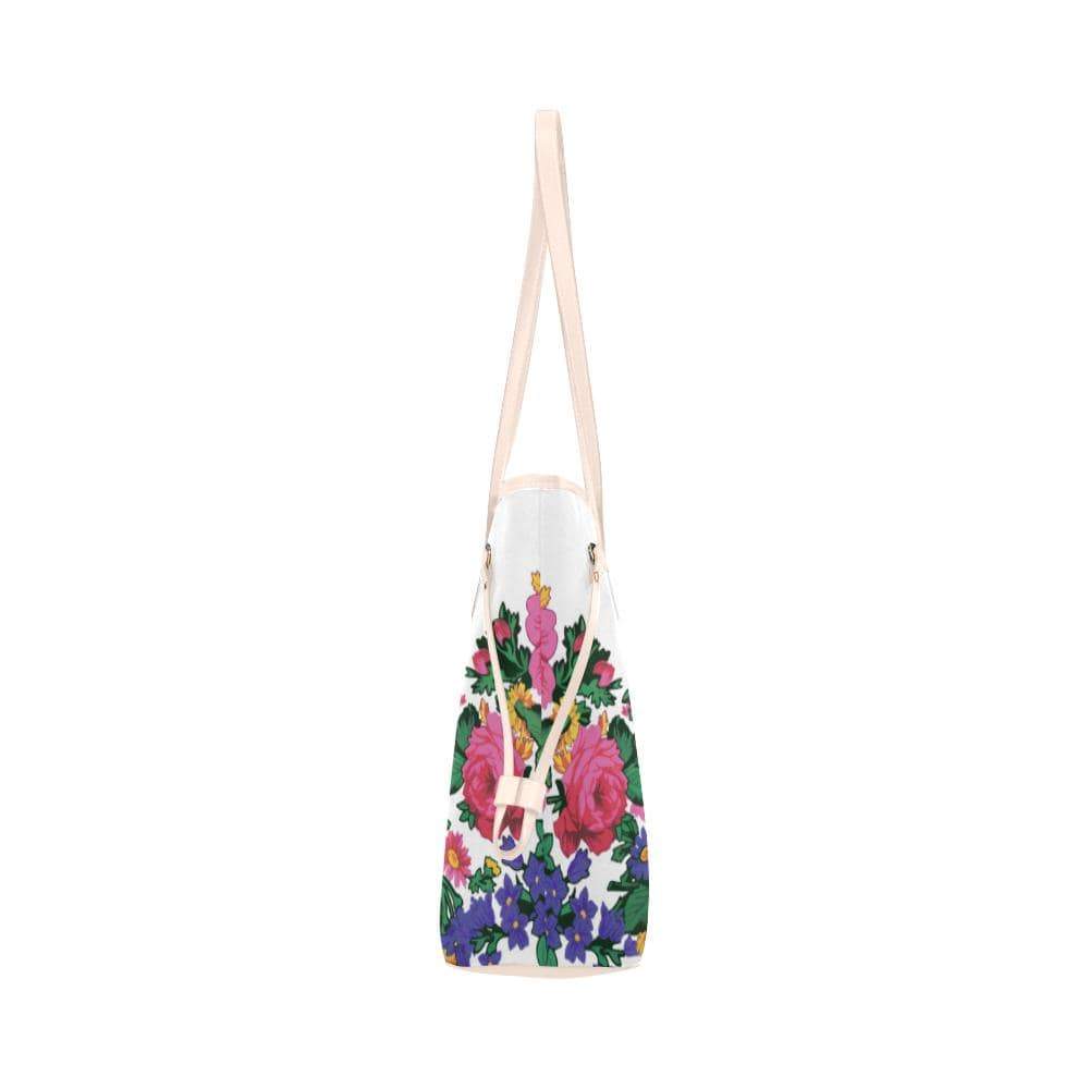 Kokum's Revenge-White Clover Canvas Tote Bag (Model 1661) Clover Canvas Tote Bag (1661) e-joyer
