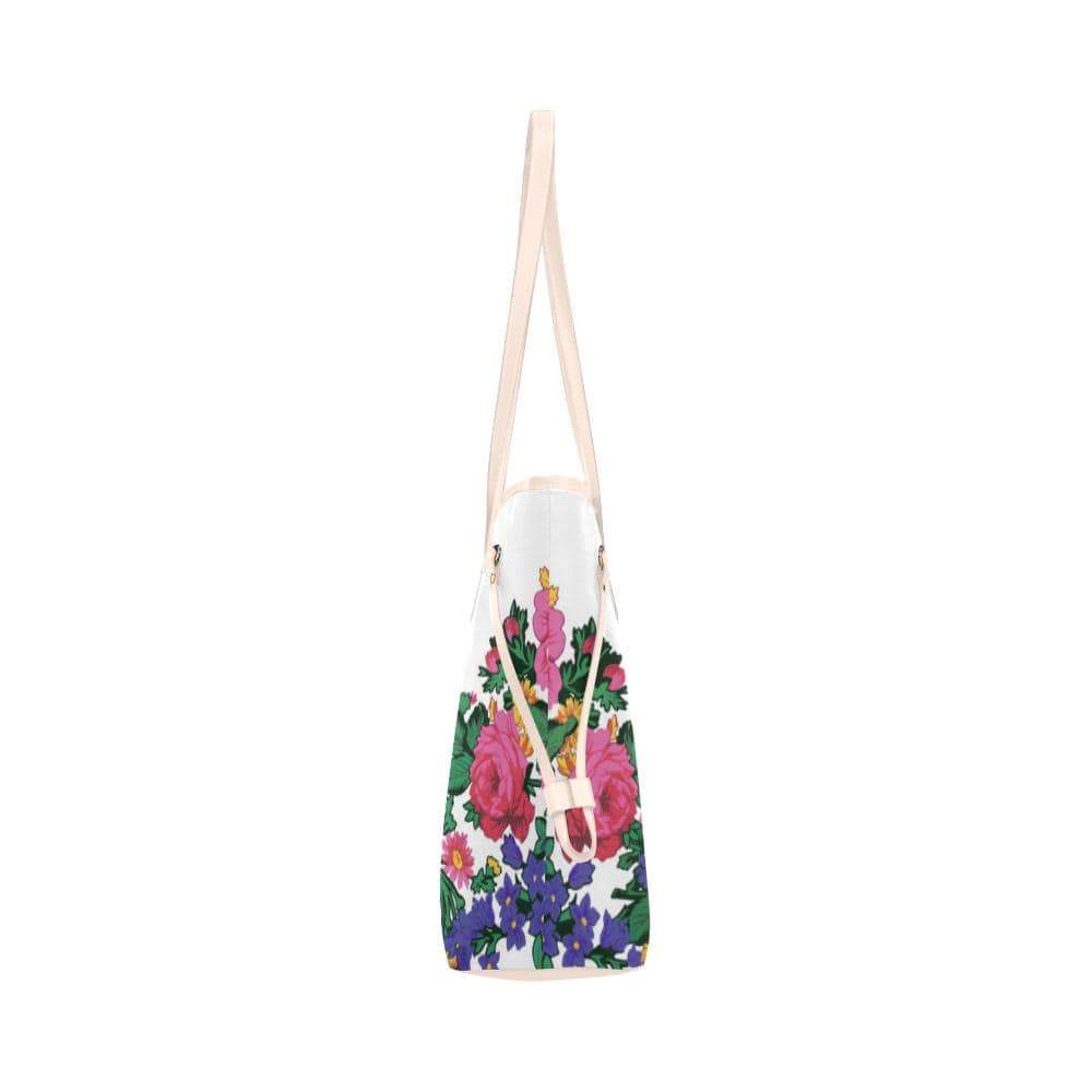 Kokum's Revenge-White Clover Canvas Tote Bag (Model 1661) Clover Canvas Tote Bag (1661) e-joyer