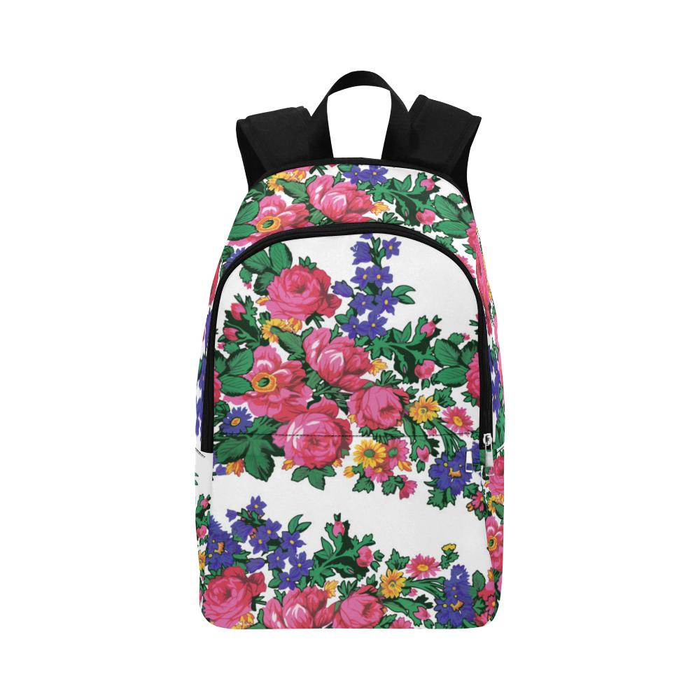 Kokum's Revenge White Fabric Backpack for Adult (Model 1659) Casual Backpack for Adult (1659) e-joyer