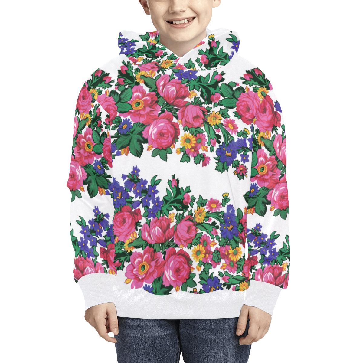 Kokum's Revenge White Kids' All Over Print Hoodie (Model H38) Kids' AOP Hoodie (H38) e-joyer