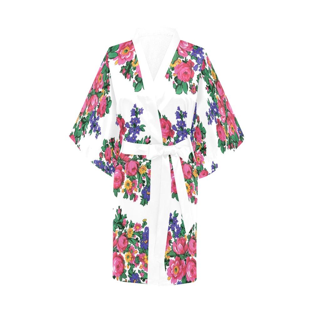 Kokum's Revenge White Kimono Robe Artsadd