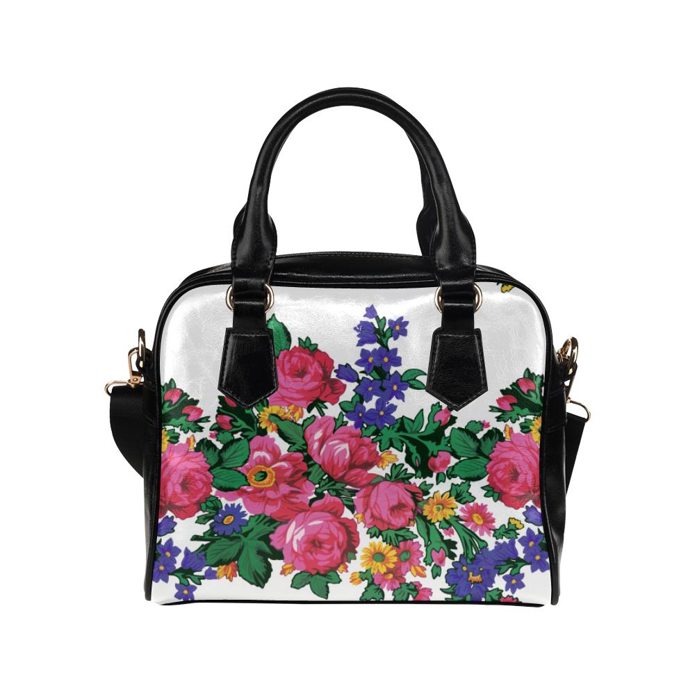 Kokum's Revenge-White Shoulder Handbag (Model 1634) Shoulder Handbags (1634) e-joyer