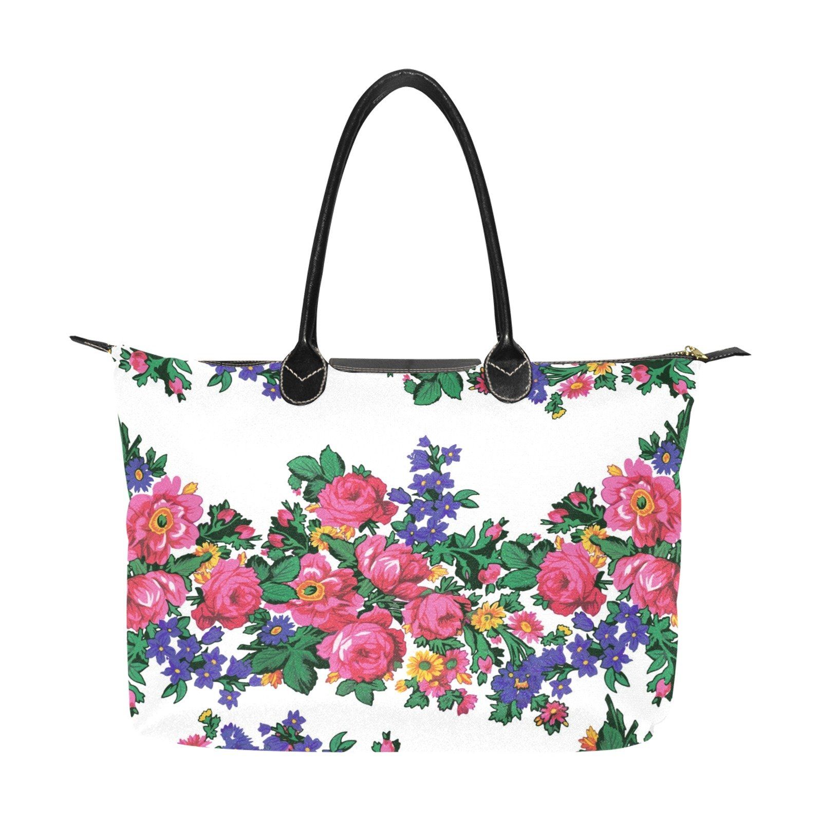 Kokum's Revenge White Single-Shoulder Lady Handbag (Model 1714) bag e-joyer