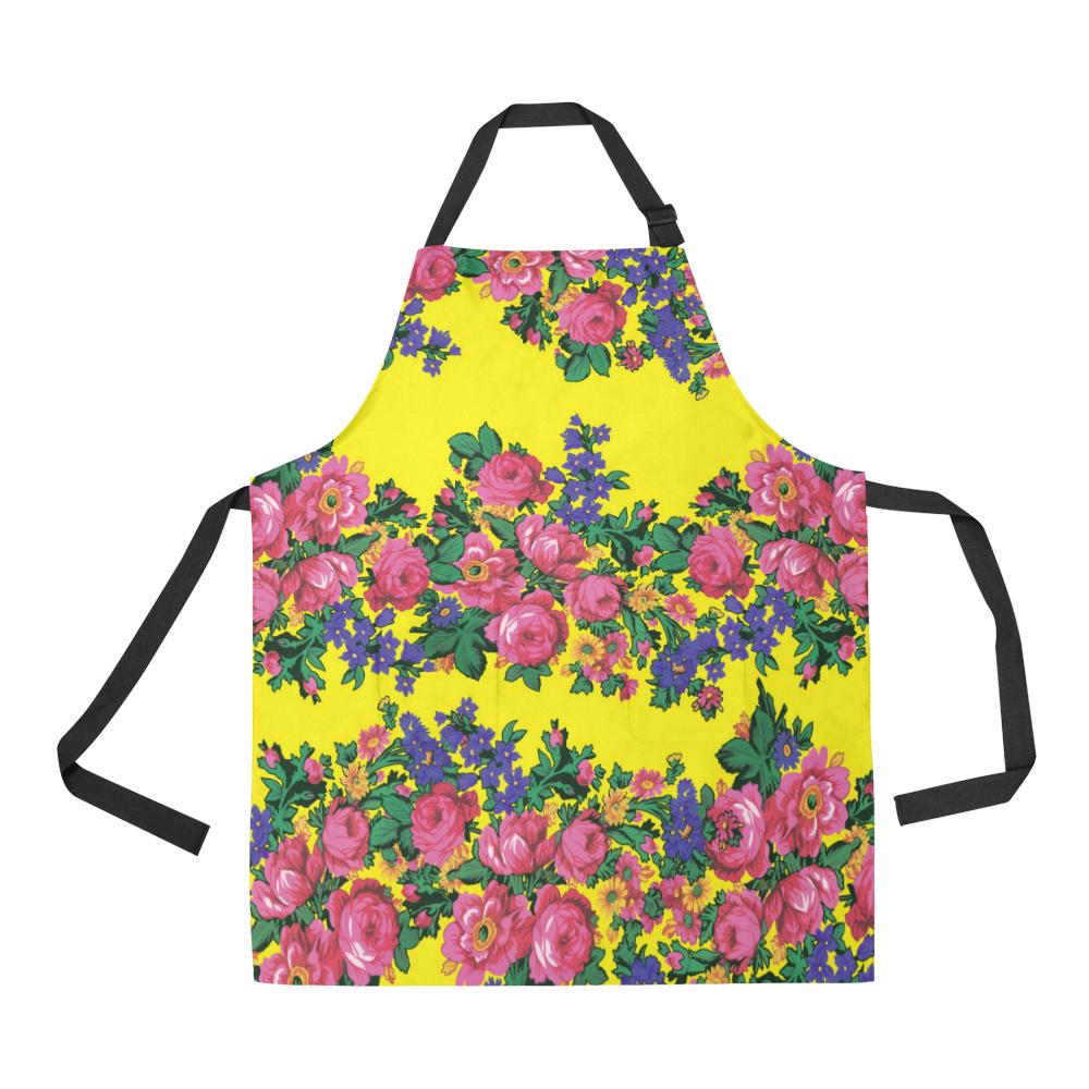 Kokum's Revenge Yellow All Over Print Apron All Over Print Apron e-joyer