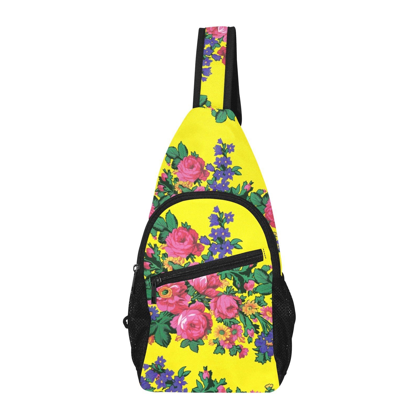 Kokum's Revenge Yellow All Over Print Chest Bag (Model 1719) All Over Print Chest Bag (1719) e-joyer