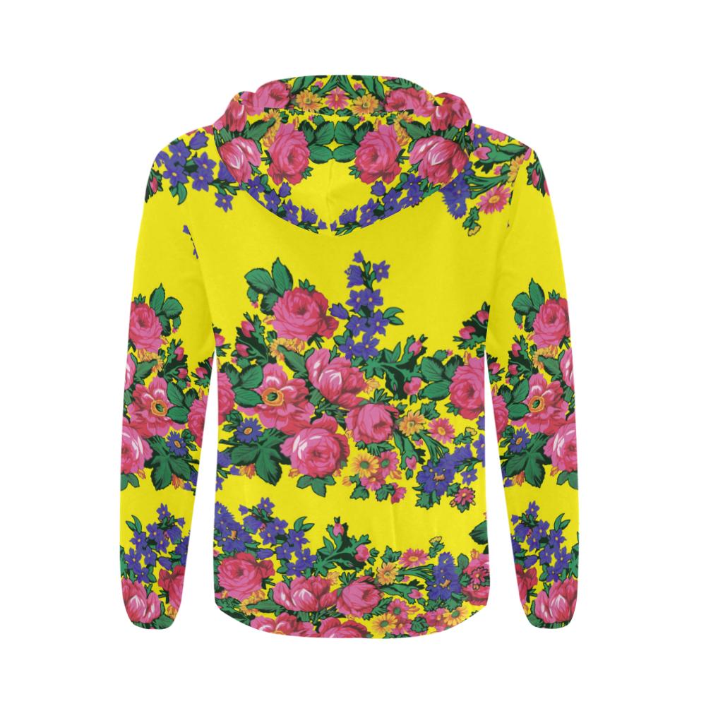 Kokum's Revenge-Yellow All Over Print Full Zip Hoodie for Men (Model H14) All Over Print Full Zip Hoodie for Men (H14) e-joyer