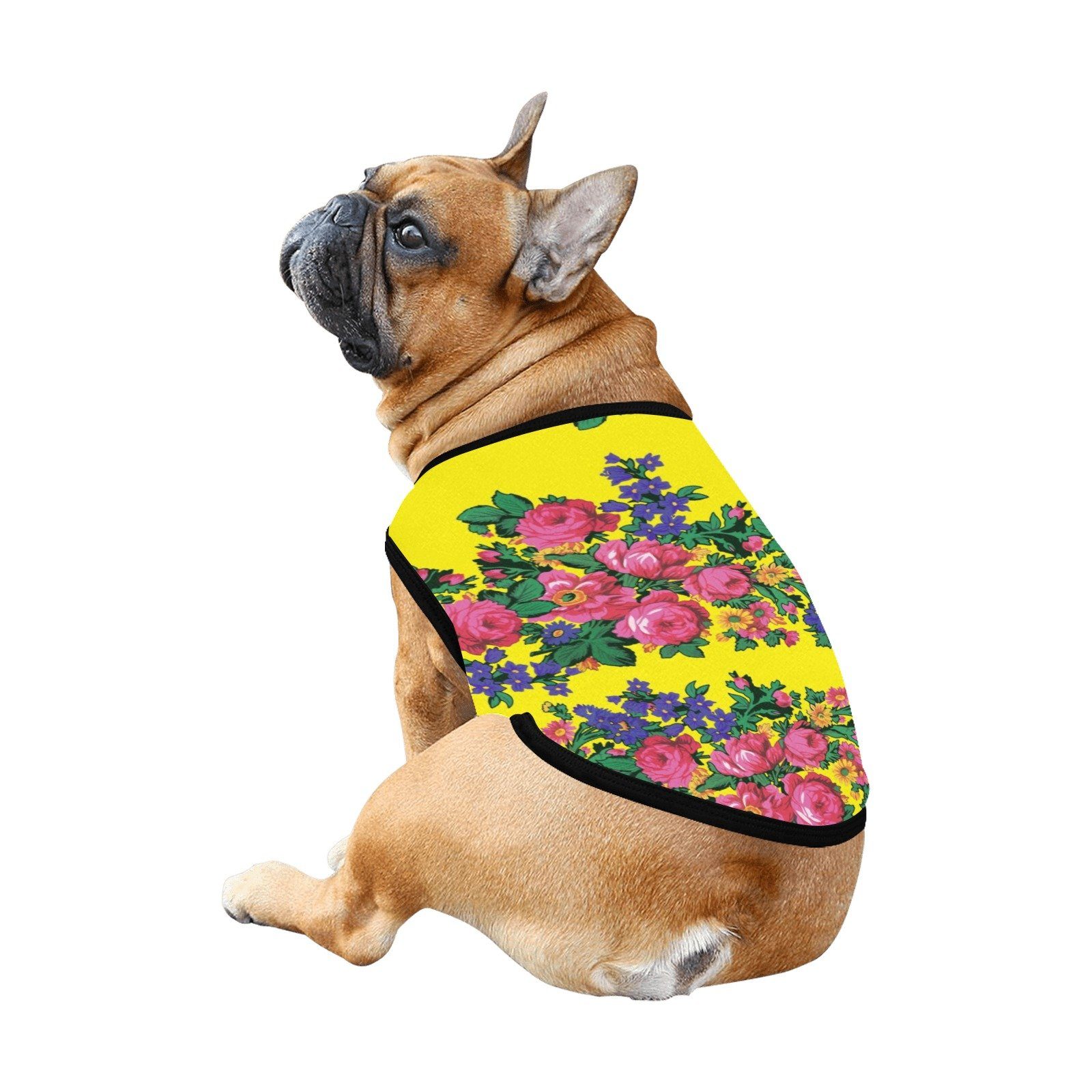 Kokum's Revenge Yellow All Over Print Pet Tank Top Pet Tank Top e-joyer