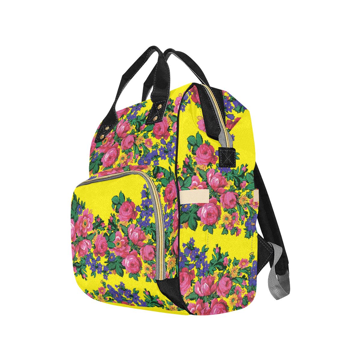 Kokum's Revenge-Yellow Multi-Function Diaper Backpack (Model 1688) Diaper Backpack (1688) e-joyer