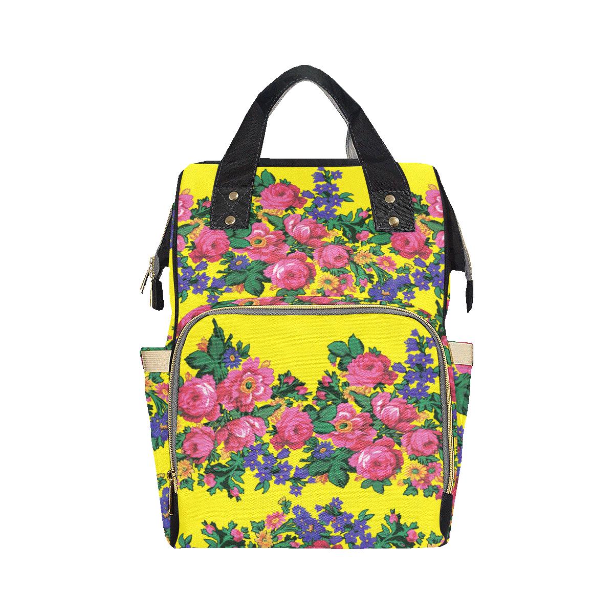 Kokum's Revenge-Yellow Multi-Function Diaper Backpack (Model 1688) Diaper Backpack (1688) e-joyer