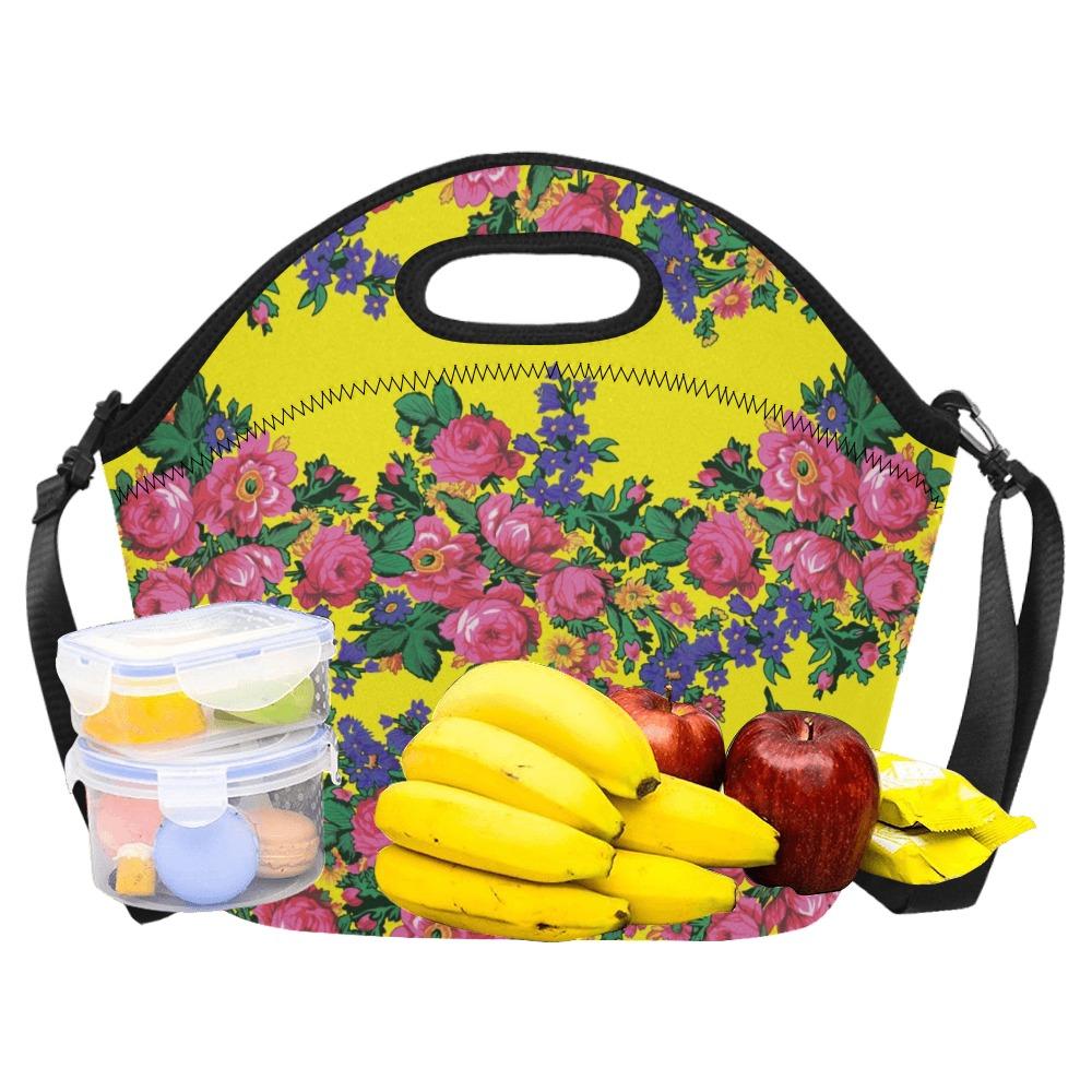 Kokum's Revenge Yellow Neoprene Lunch Bag/Large (Model 1669) bag e-joyer