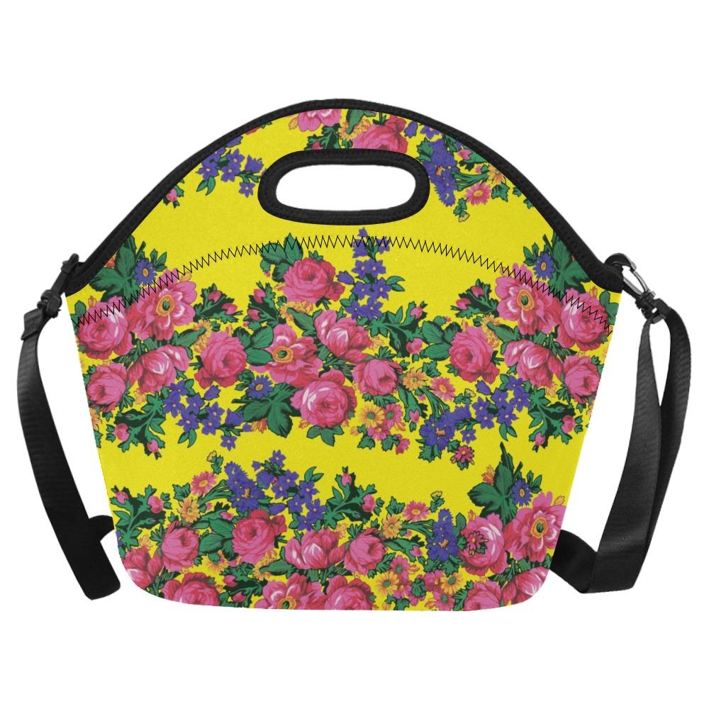 Kokum's Revenge Yellow Neoprene Lunch Bag/Large (Model 1669) bag e-joyer