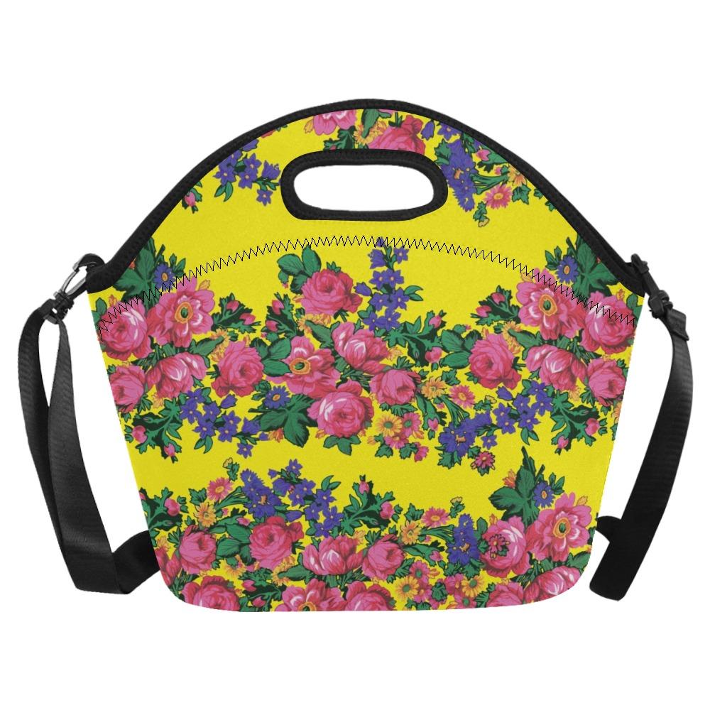Kokum's Revenge Yellow Neoprene Lunch Bag/Large (Model 1669) bag e-joyer