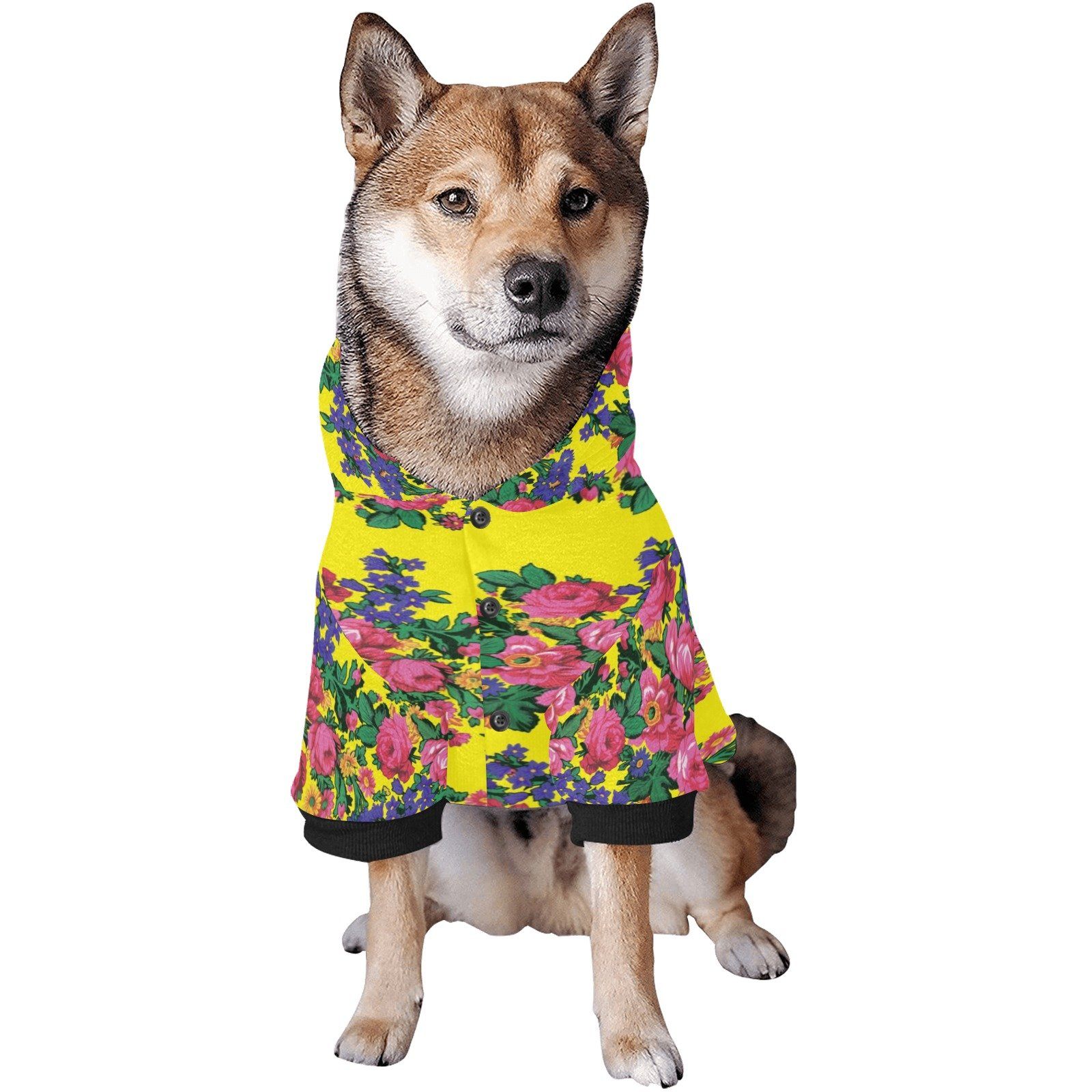 Kokum's Revenge Yellow Pet Dog Hoodie Pet Dog Hoodie e-joyer