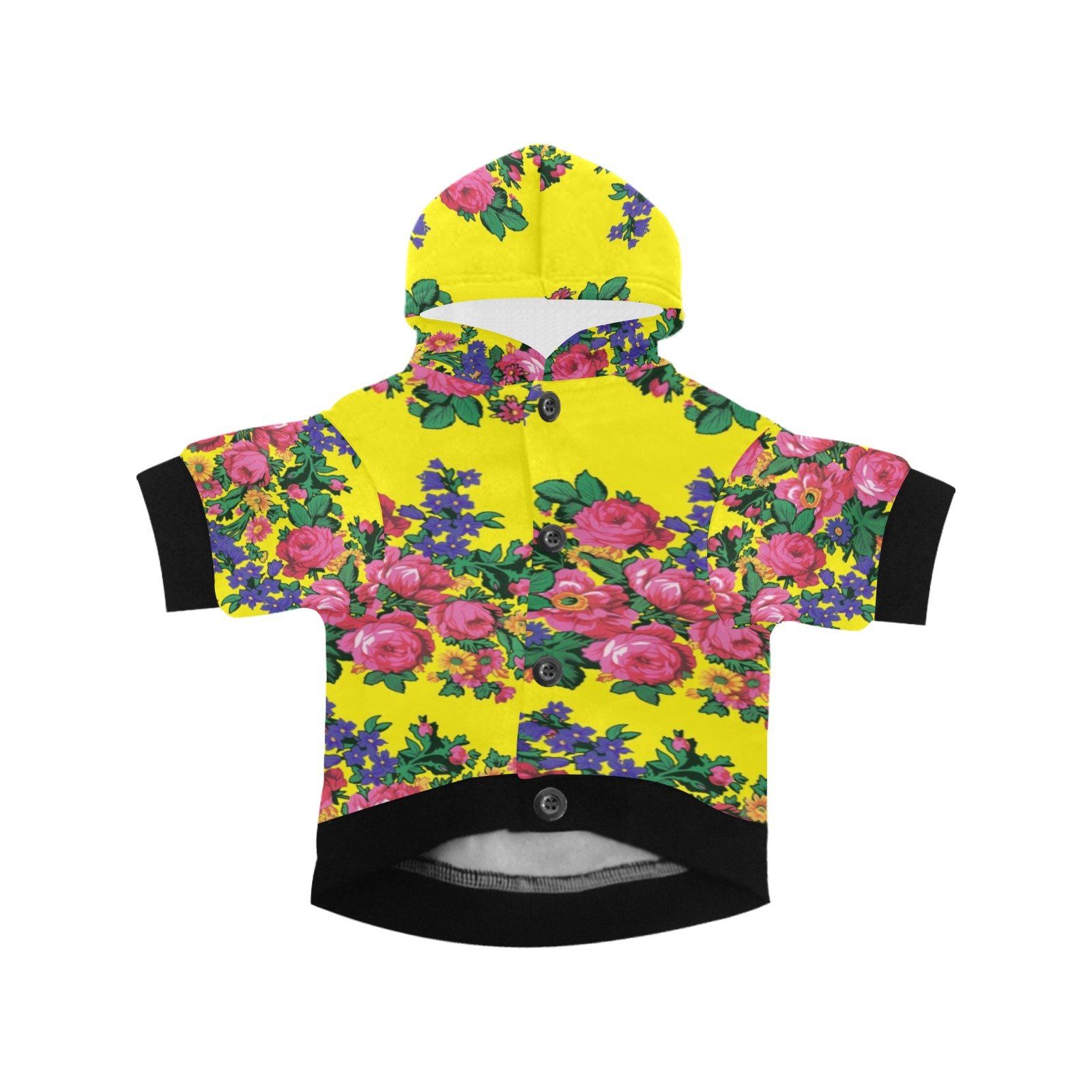 Kokum's Revenge Yellow Pet Dog Hoodie Pet Dog Hoodie e-joyer