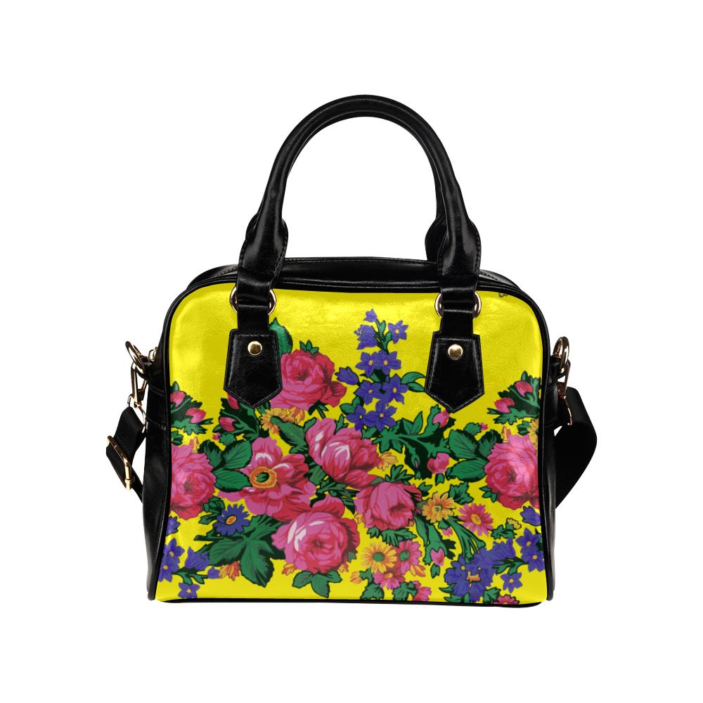 Kokum's Revenge-Yellow Shoulder Handbag (Model 1634) Shoulder Handbags (1634) e-joyer