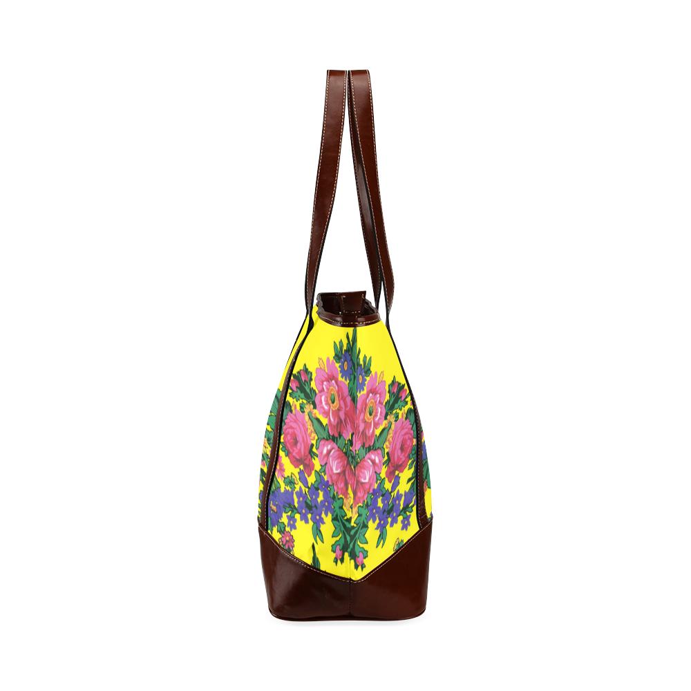 Kokum's Revenge-Yellow Tote Handbag (Model 1642) Tote Handbags (1642) e-joyer