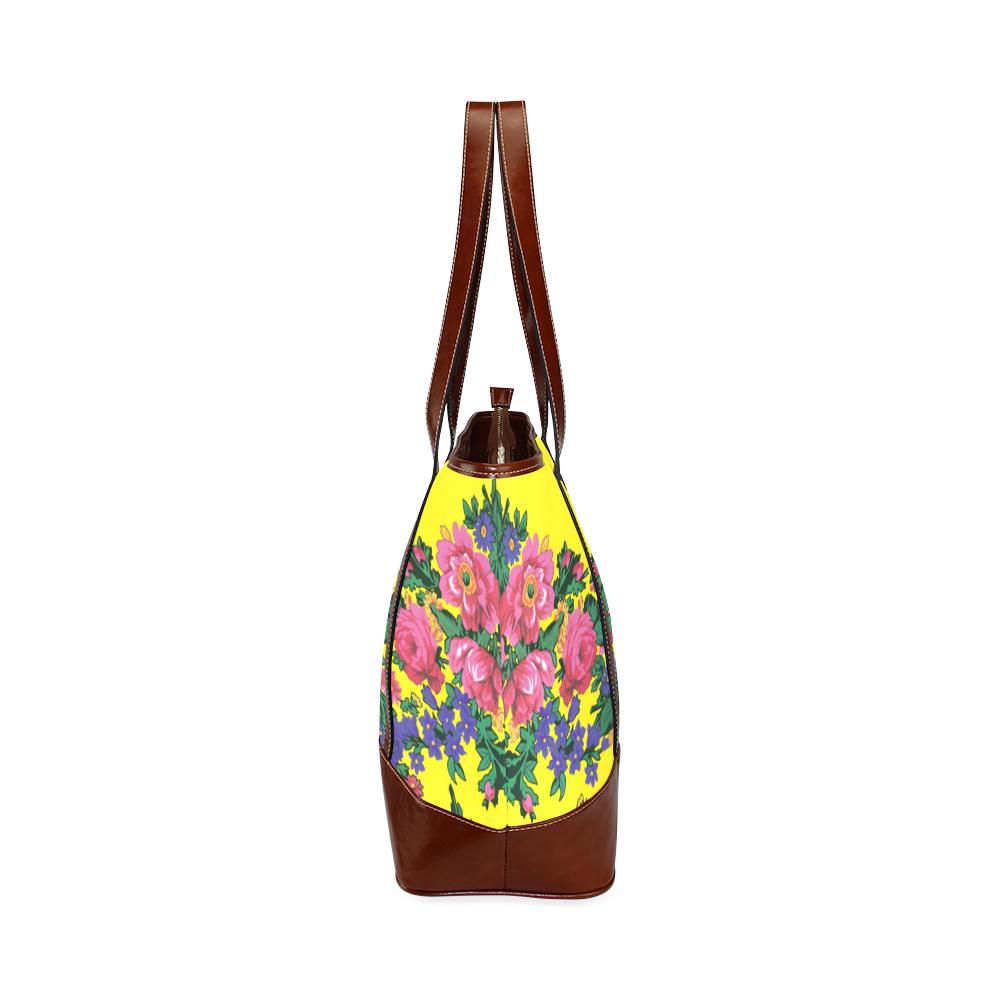 Kokum's Revenge-Yellow Tote Handbag (Model 1642) Tote Handbags (1642) e-joyer