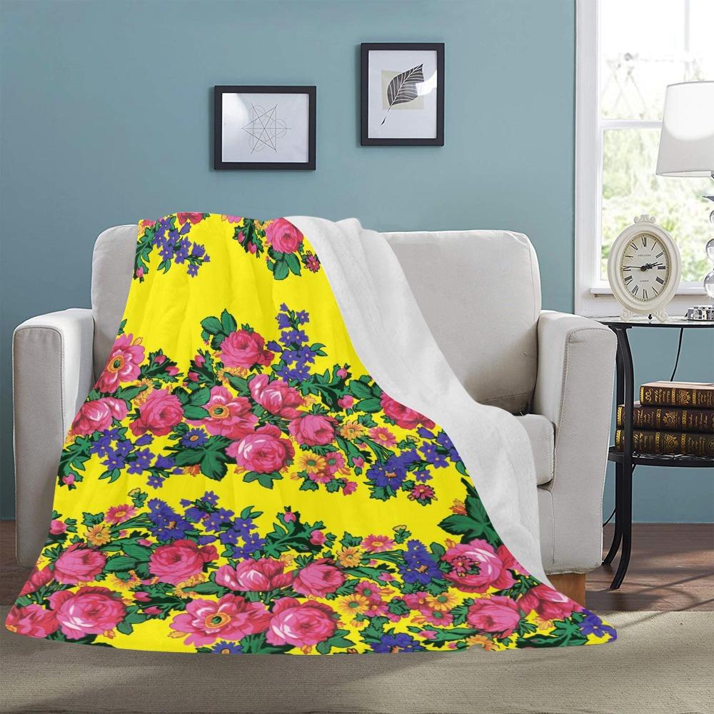 Kokum's Revenge Yellow Ultra-Soft Micro Fleece Blanket 60"x80" Ultra-Soft Blanket 60''x80'' e-joyer