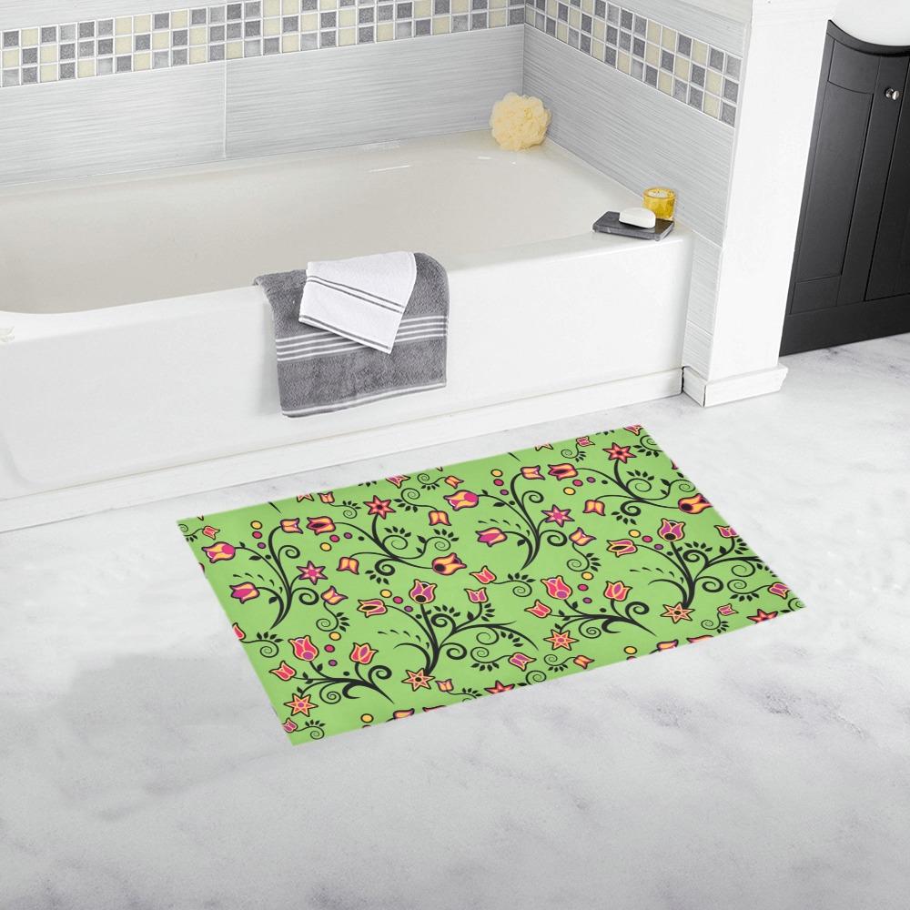 LightGreen Yellow Star Bath Rug 16''x 28'' Bath Rug 16''x 28'' e-joyer 