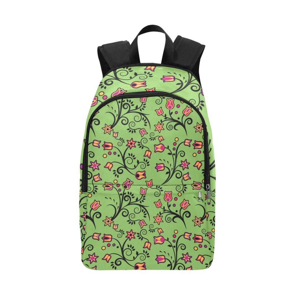 LightGreen Yellow Star Fabric Backpack for Adult (Model 1659) bag e-joyer