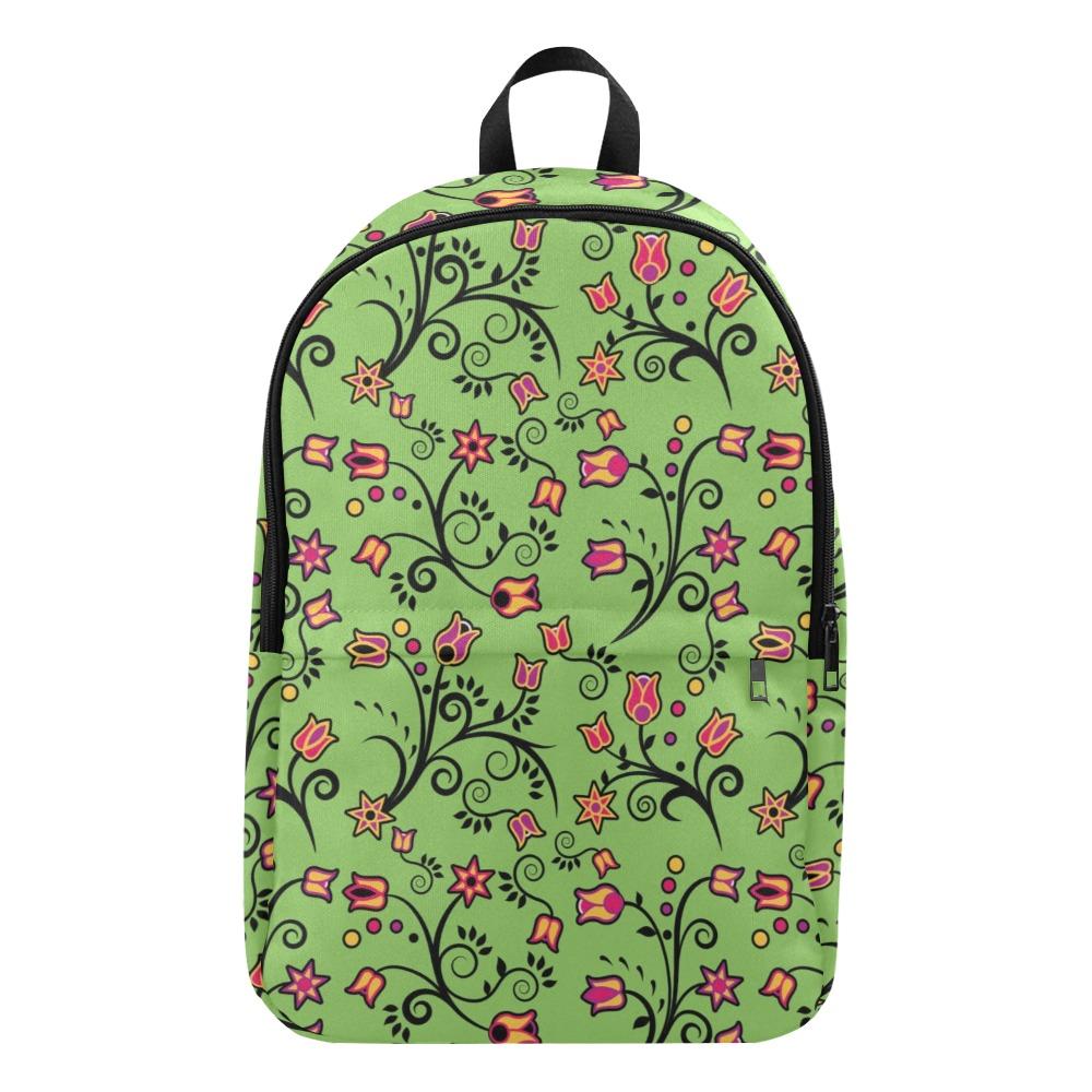 LightGreen Yellow Star Fabric Backpack for Adult (Model 1659) bag e-joyer