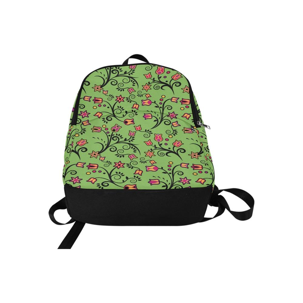 LightGreen Yellow Star Fabric Backpack for Adult (Model 1659) bag e-joyer