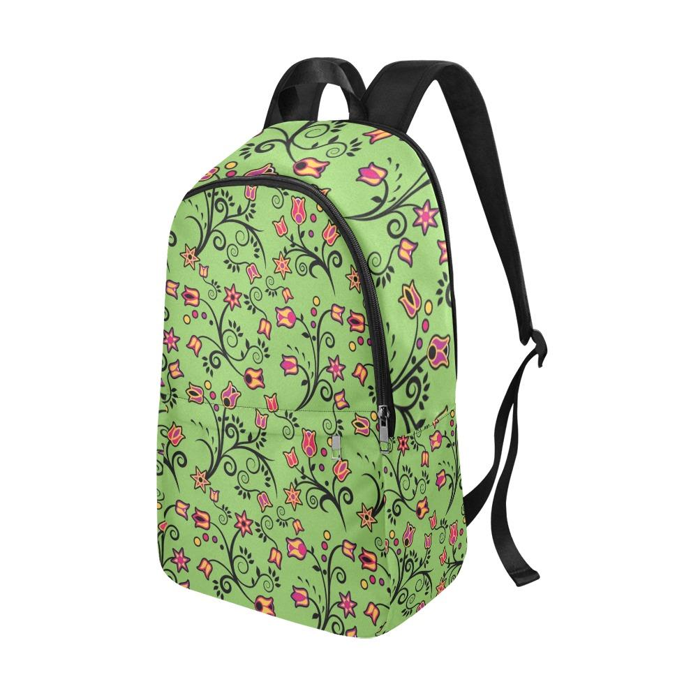 LightGreen Yellow Star Fabric Backpack for Adult (Model 1659) bag e-joyer