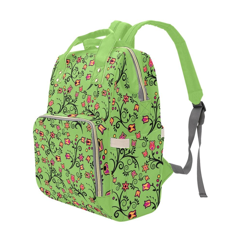 LightGreen Yellow Star Multi-Function Diaper Backpack/Diaper Bag (Model 1688) bag e-joyer