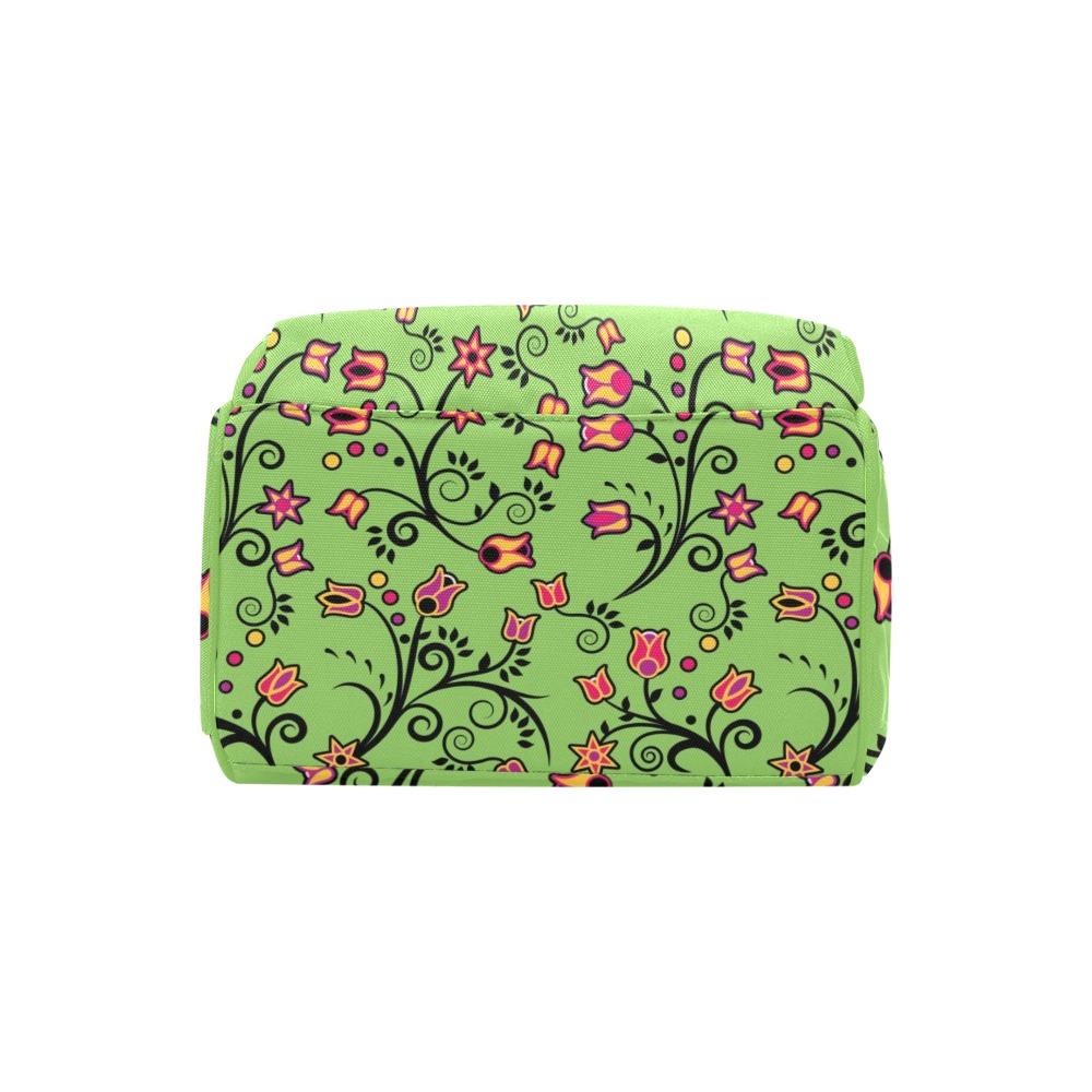 LightGreen Yellow Star Multi-Function Diaper Backpack/Diaper Bag (Model 1688) bag e-joyer