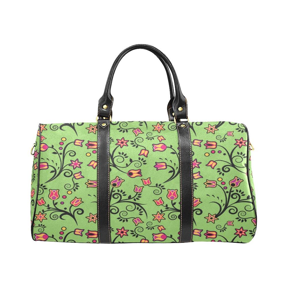 LightGreen Yellow Star New Waterproof Travel Bag/Small (Model 1639) bag e-joyer