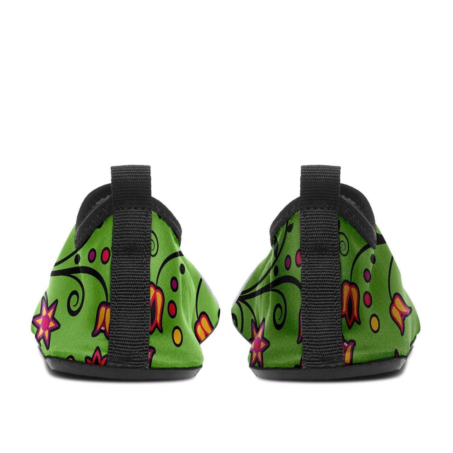 LightGreen Yellow Star Sockamoccs Slip On Shoes Herman