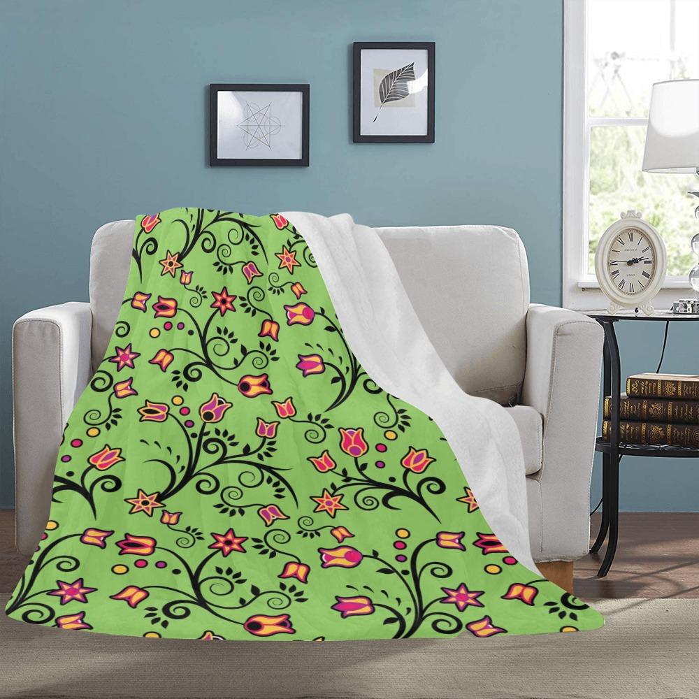 LightGreen Yellow Star Ultra-Soft Micro Fleece Blanket 60"x80" blanket e-joyer