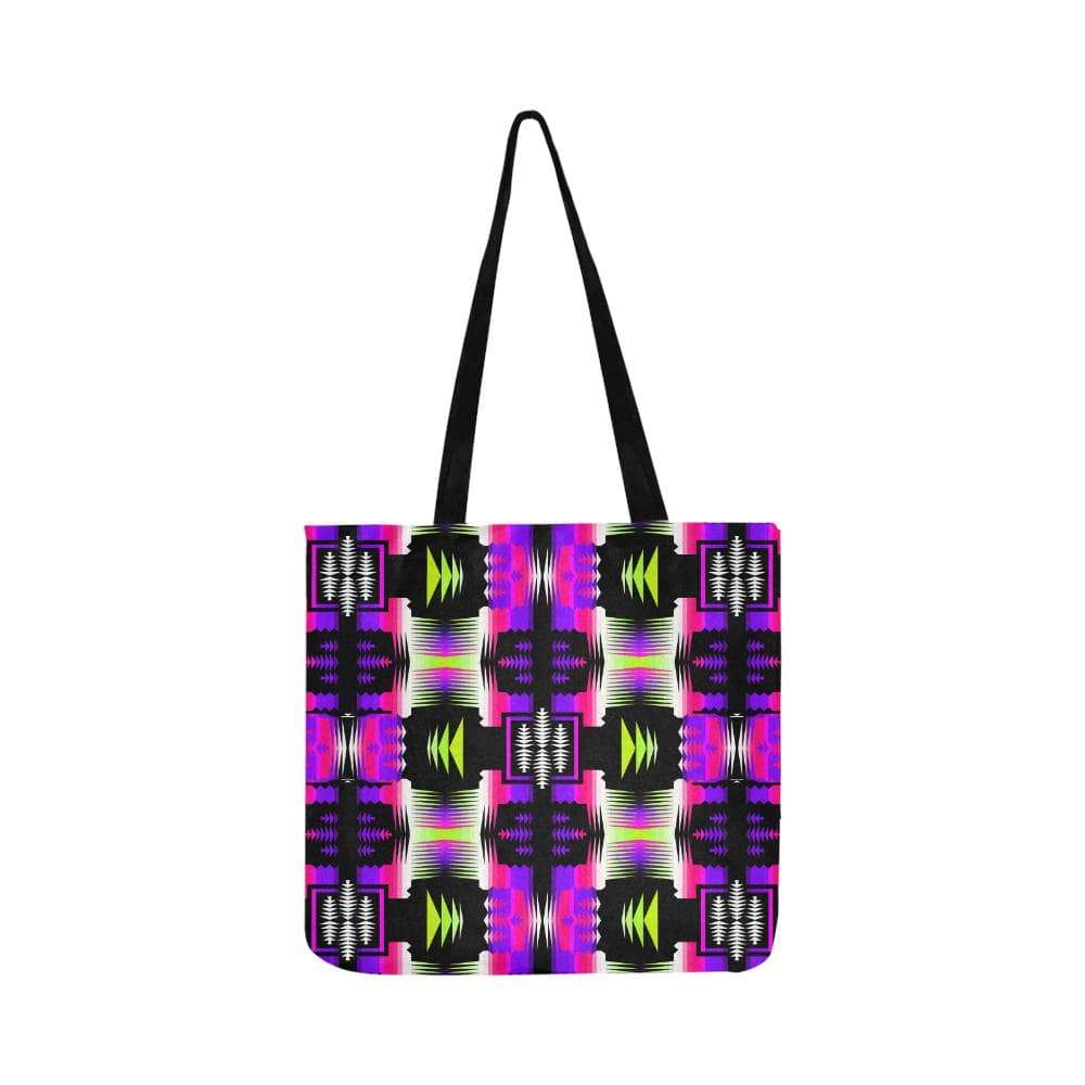 Lime Sunset Moon Shadow Sage Reusable Shopping Bag Model 1660 (Two sides) Shopping Tote Bag (1660) e-joyer
