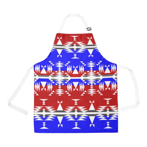 Limited Edition Veteran's Between the Mountai All Over Print Apron All Over Print Apron e-joyer