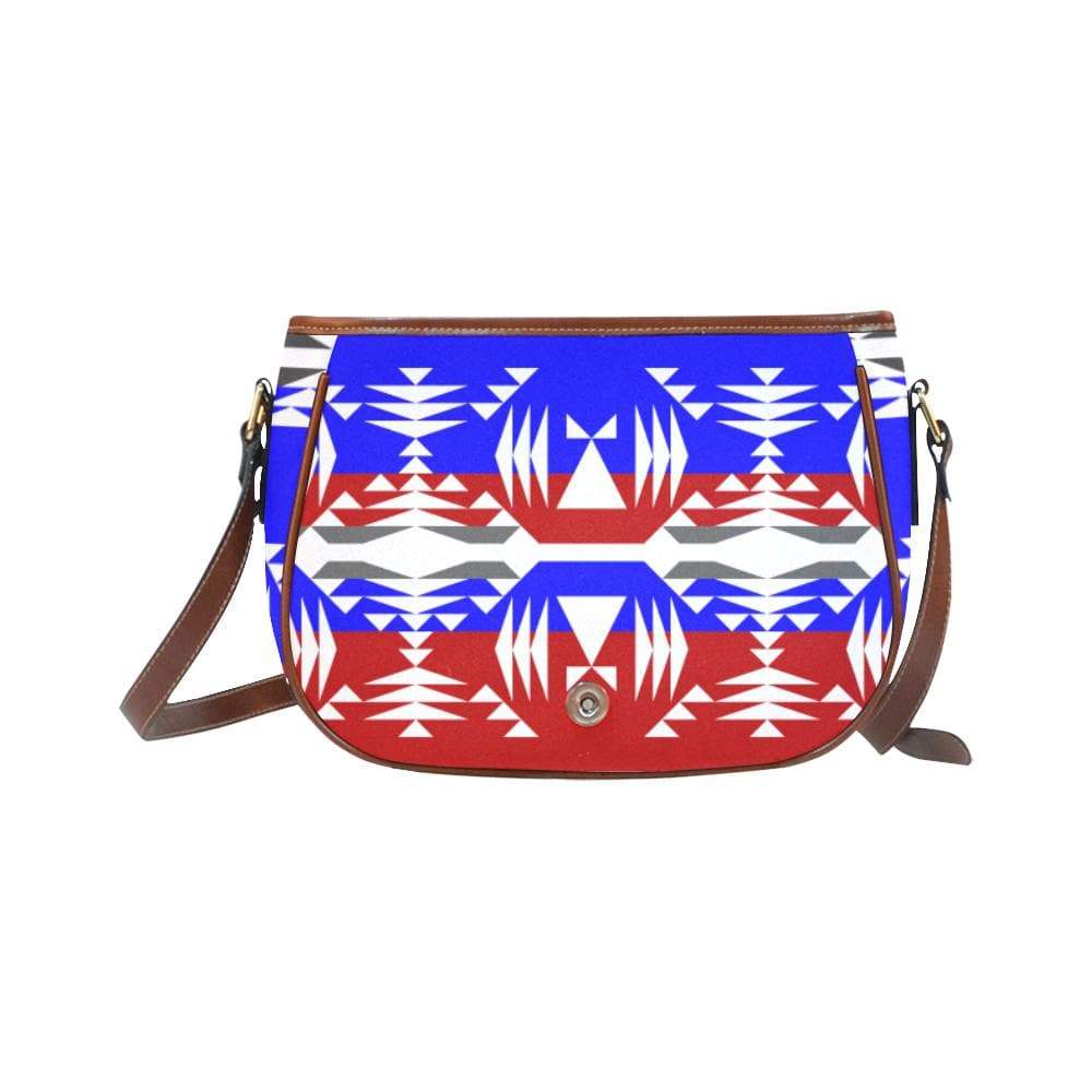 Limited Edition Veteran's Between the Mountains Saddle Bag/Small (Model 1649) Full Customization Saddle Bag/Small (Full Customization) e-joyer
