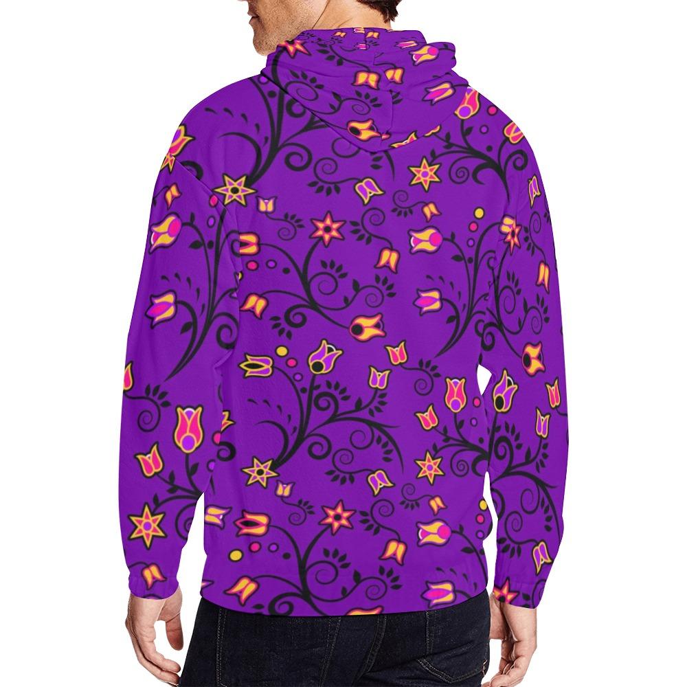Lolipop Star All Over Print Full Zip Hoodie for Men (Model H14) hoodie e-joyer