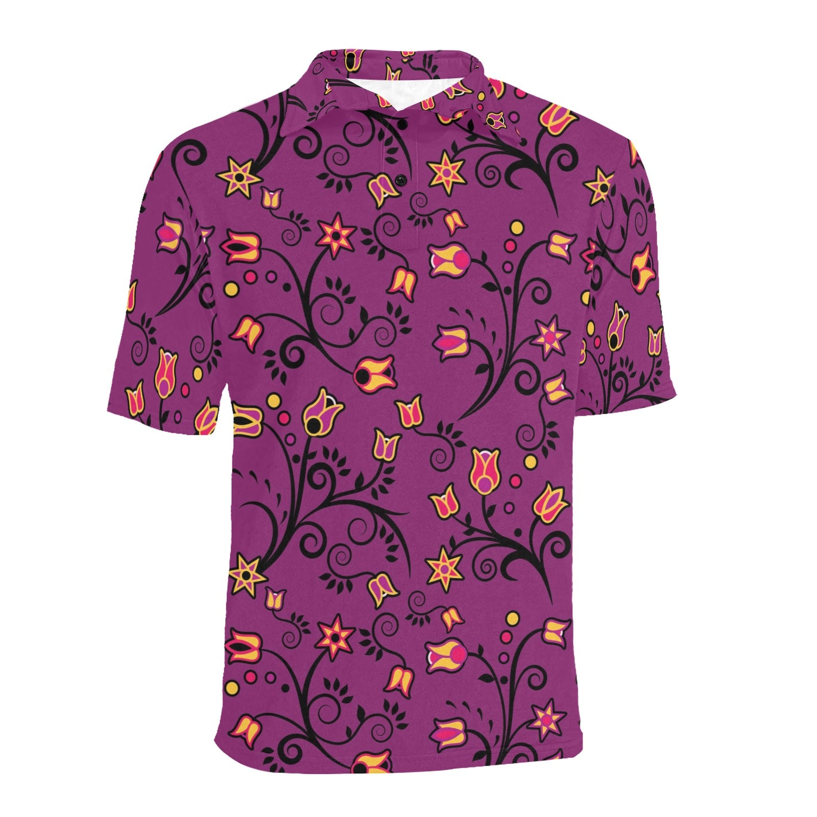 Lollipop Star Men's All Over Print Polo Shirt (Model T55) Men's Polo Shirt (Model T55) e-joyer