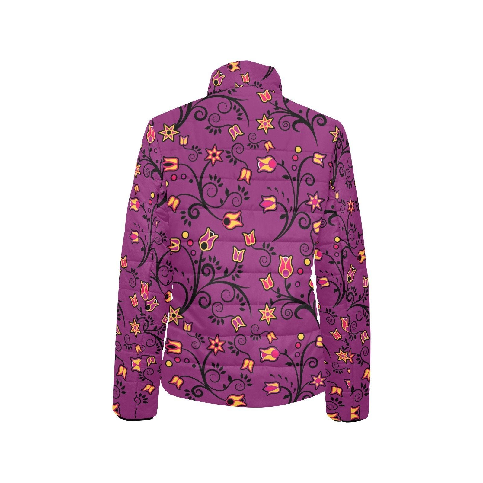 Lollipop Star Women's Stand Collar Padded Jacket (Model H41) jacket e-joyer