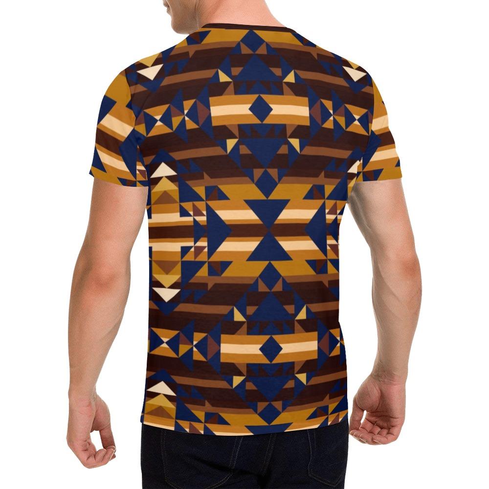 Marron Cloud All Over Print T-Shirt for Men (USA Size) (Model T40) All Over Print T-Shirt for Men (T40) e-joyer